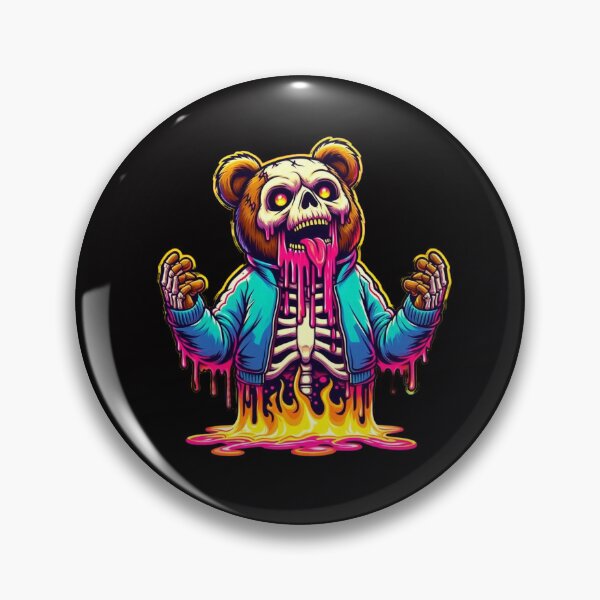 Item preview, Retro zombie bear designed and sold by Shirtabell.