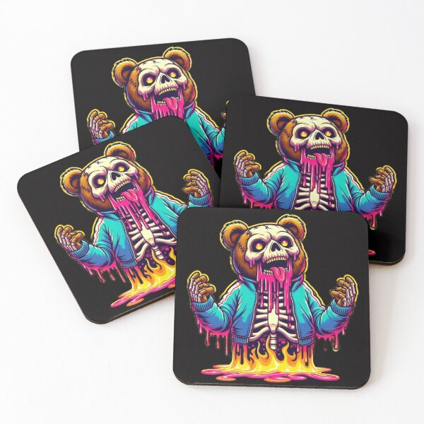 Item preview, Retro zombie bear designed and sold by Shirtabell.