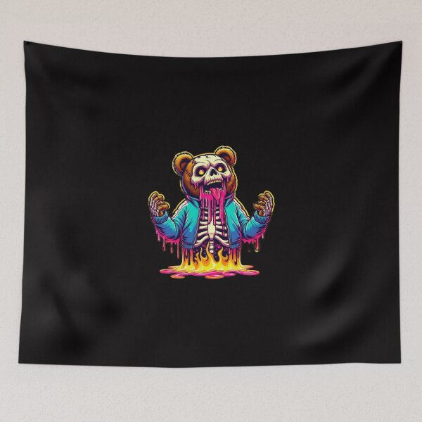 Item preview, Retro zombie bear designed and sold by Shirtabell.
