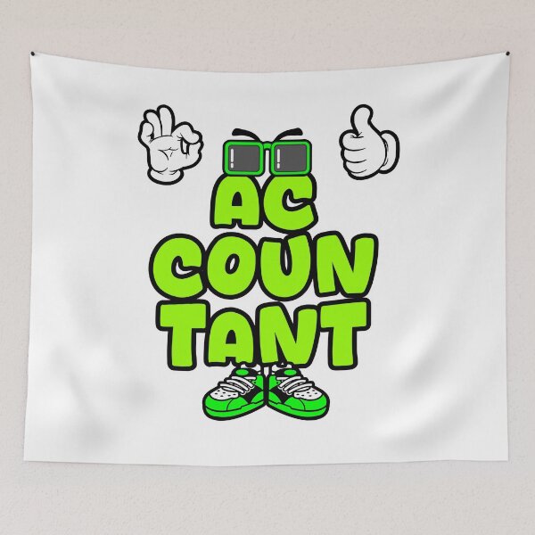 Item preview, Accountant - WORK Comic Character Bold Urban designed and sold by NFTWords.