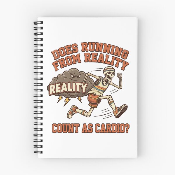 Item preview, Does running from reality count as cardio? designed and sold by tigrootiger.