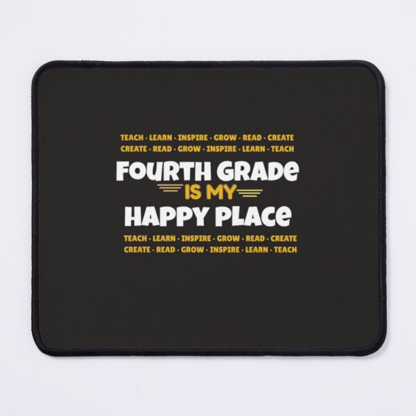 Item preview, Fourth Grade Is My Happy Place Teacher Shirt | 4th Grade Teacher Tee | Back to School Gift | Classroom Apparel designed and sold by yochatees.