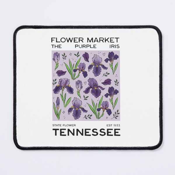 Item preview, Flower Market - Iris Tennessee State Flower designed and sold by PipermintPress.