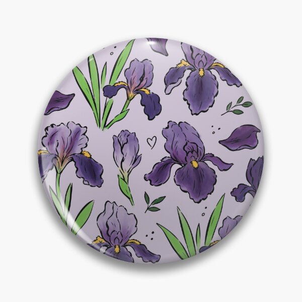 Item preview, Flower Market - Iris Tennessee State Flower designed and sold by PipermintPress.