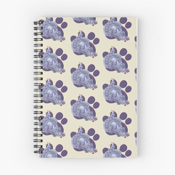 Item preview, Snow Leopard Dragon with Paw Print  designed and sold by The Indigo Dragon.