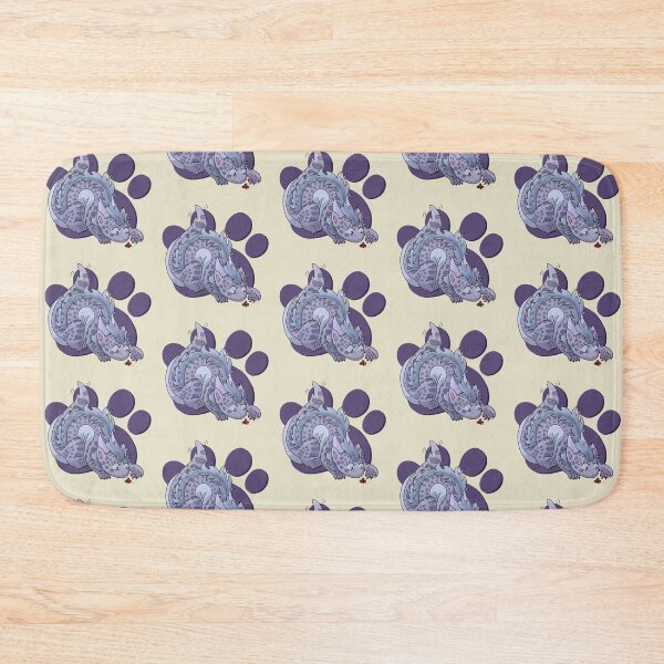 Item preview, Snow Leopard Dragon with Paw Print  designed and sold by The Indigo Dragon.