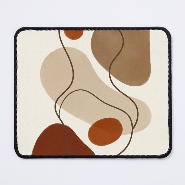 Item preview, Warm Neutrals Abstract Organic Shapes - Minimalist Terracotta Wall Art designed and sold by Bela Ambrus.
