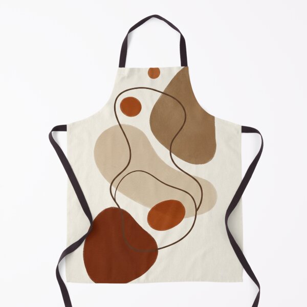 Item preview, Warm Neutrals Abstract Organic Shapes - Minimalist Terracotta Wall Art designed and sold by Bela Ambrus.