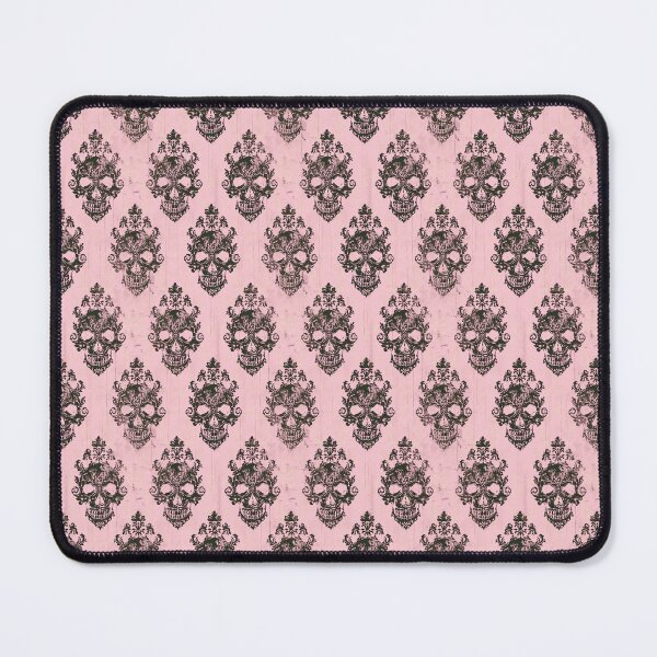 Item preview, Vintage Pink and Black Gothic Damask designed and sold by LouieVanille.