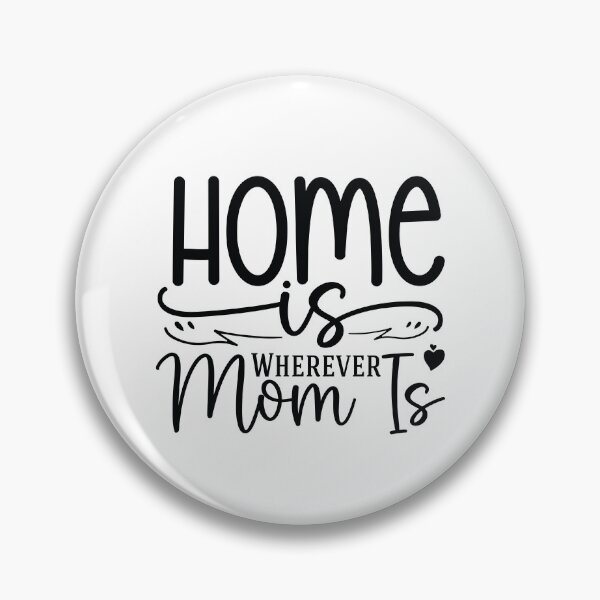 Item preview, Home Is Wherever Mom Is - Mom Quotes Retro Vintage Aesthetic Cute Motherhood Mother Day Gift designed and sold by FuzionRaptor.