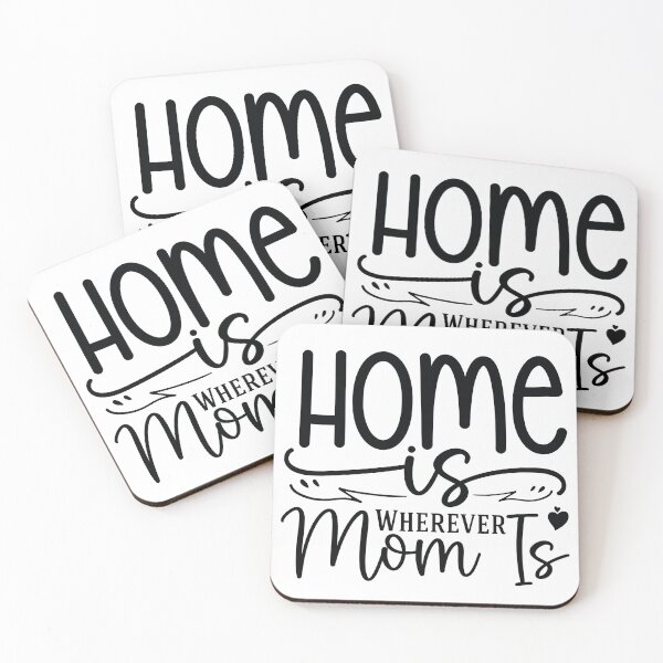 Item preview, Home Is Wherever Mom Is - Mom Quotes Retro Vintage Aesthetic Cute Motherhood Mother Day Gift designed and sold by FuzionRaptor.
