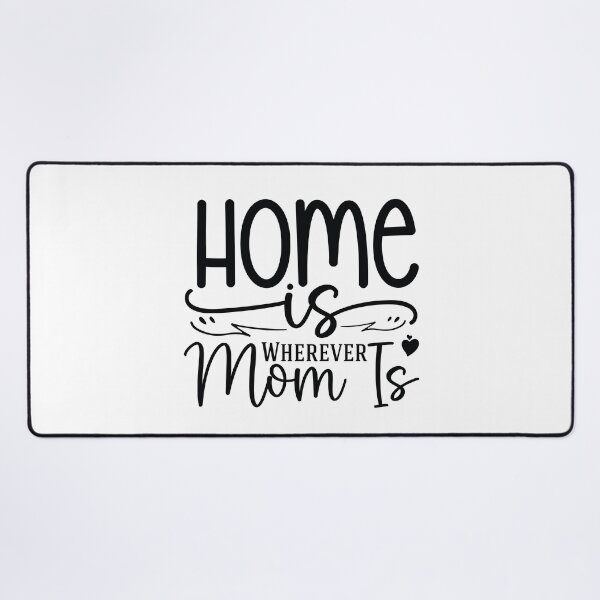 Item preview, Home Is Wherever Mom Is - Mom Quotes Retro Vintage Aesthetic Cute Motherhood Mother Day Gift designed and sold by FuzionRaptor.