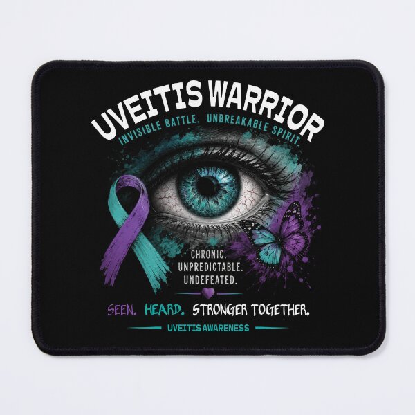 Item preview, Uveitis Warrior Strong Together - Chronic Eye Disease Awareness designed and sold by Eyepatch-Jacks.