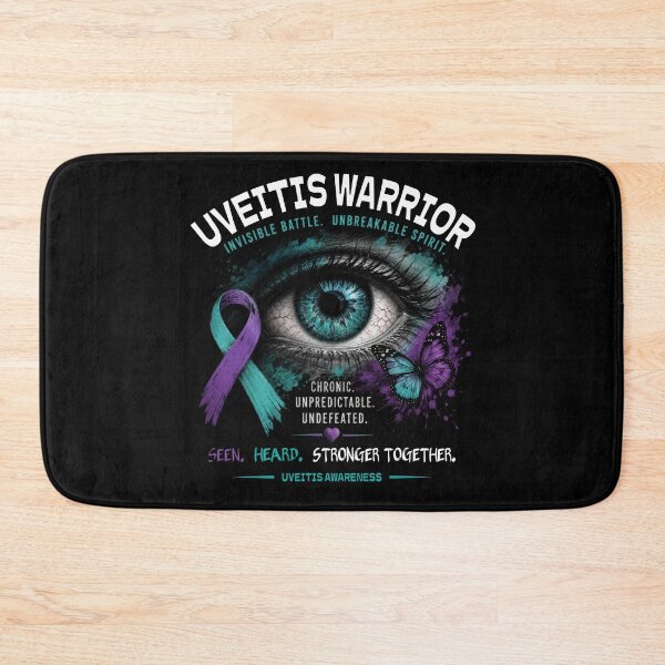 Item preview, Uveitis Warrior Strong Together - Chronic Eye Disease Awareness designed and sold by Eyepatch-Jacks.