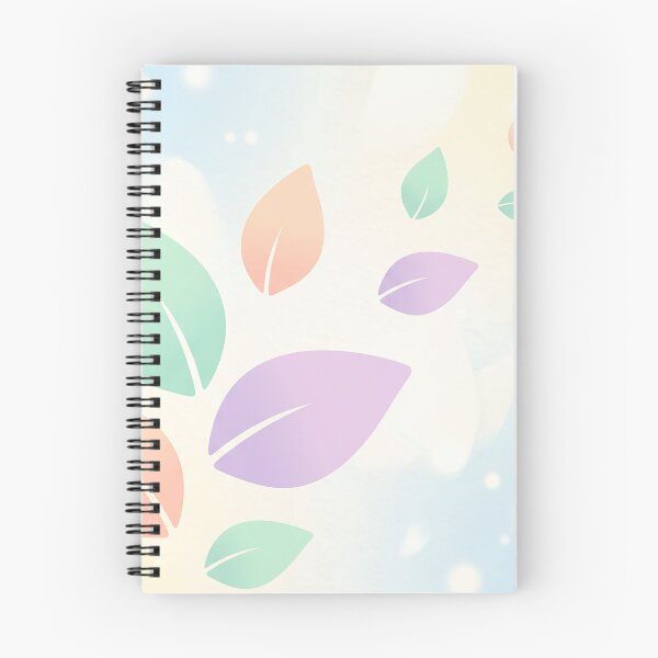 Item preview, Soft Pastel Abstract Floating Leaves designed and sold by Neural Dream.