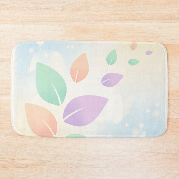 Item preview, Soft Pastel Abstract Floating Leaves designed and sold by Neural Dream.