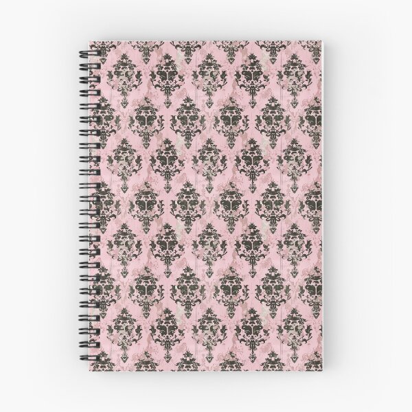 Item preview, Vintage Pink and Black Gothic Damask designed and sold by LouieVanille.