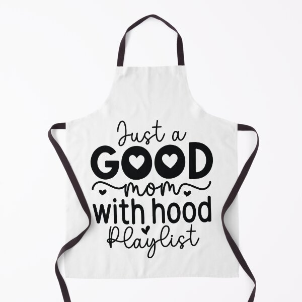 Item preview, Just A Good Mom With A Hood Playlist - Mom Quotes Retro Vintage Aesthetic Cute Motherhood Gift designed and sold by FuzionRaptor.