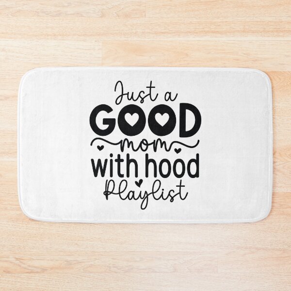 Item preview, Just A Good Mom With A Hood Playlist - Mom Quotes Retro Vintage Aesthetic Cute Motherhood Gift designed and sold by FuzionRaptor.