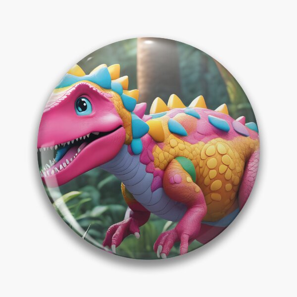Item preview, Colorful dinosaur in the dense tropical rainforest designed and sold by Mauswohn.