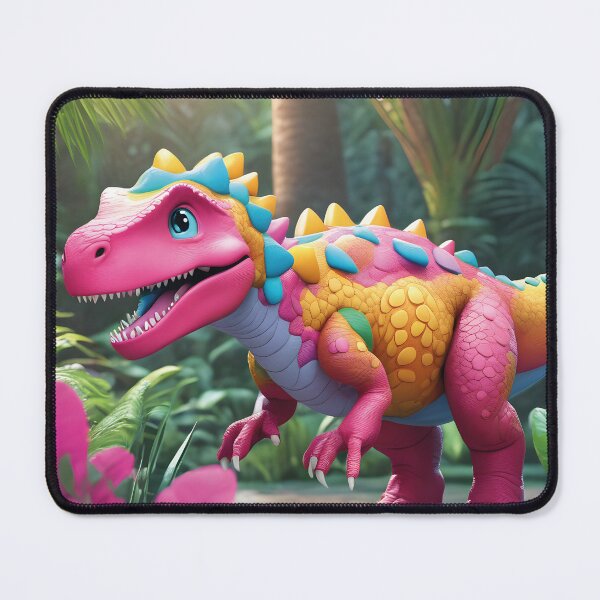 Item preview, Colorful dinosaur in the dense tropical rainforest designed and sold by Mauswohn.