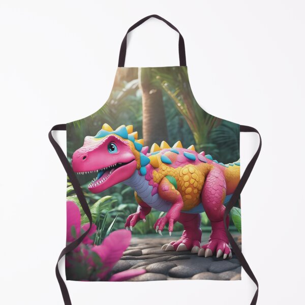 Item preview, Colorful dinosaur in the dense tropical rainforest designed and sold by Mauswohn.