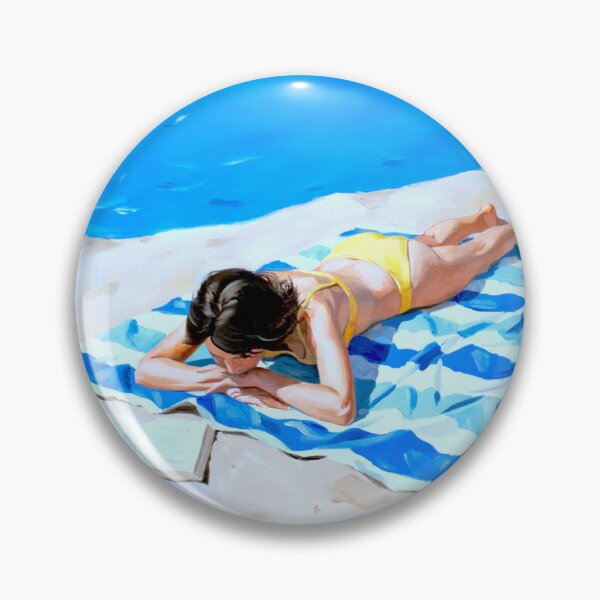 Item preview, Summer Solstice: Modern Coastal Study in Oil designed and sold by CARRAANN.