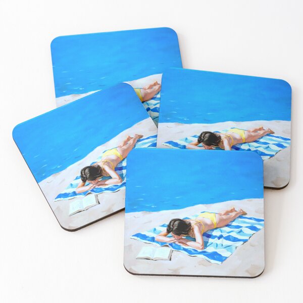 Item preview, Summer Solstice: Modern Coastal Study in Oil designed and sold by CARRAANN.