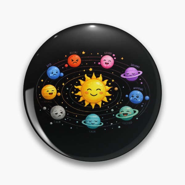 Item preview, Emotional Solar System designed and sold by Side Quest Co..