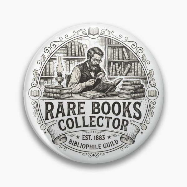 Item preview, Rare Book Collector Antique Bibliophile Library Old Book Lover Vintage Engraving designed and sold by Yellowriversss.