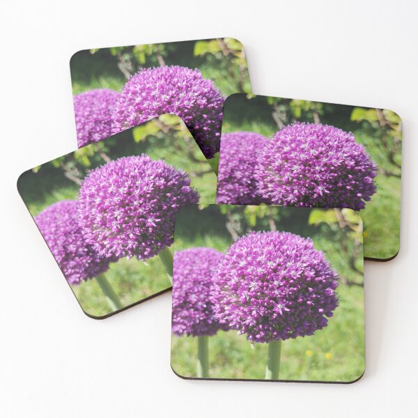 Item preview, Vibrant Purple Allium Pompon Flowers designed and sold by londonartworks.