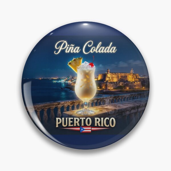 Item preview,  PINA COLADA COCKTAIL ~ PUERTO RICO  designed and sold by globetrottergfx.