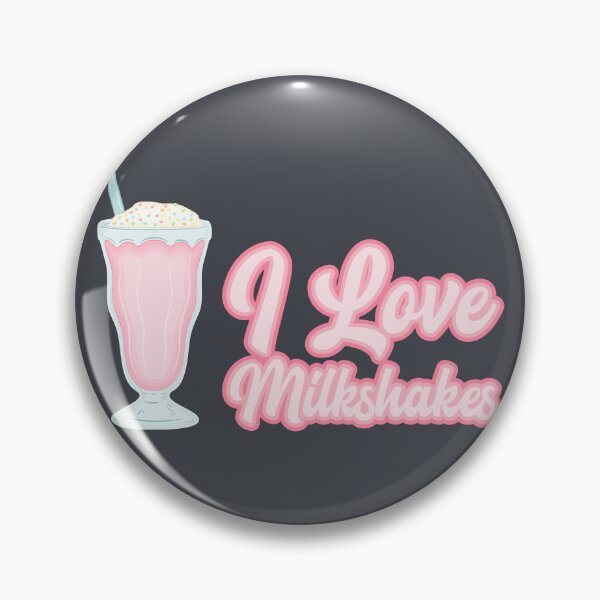 Item preview, I love strawberry milkshakes text design designed and sold by BRU Design.
