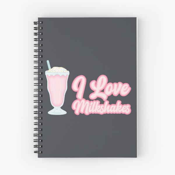 Item preview, I love strawberry milkshakes text design designed and sold by BRU Design.