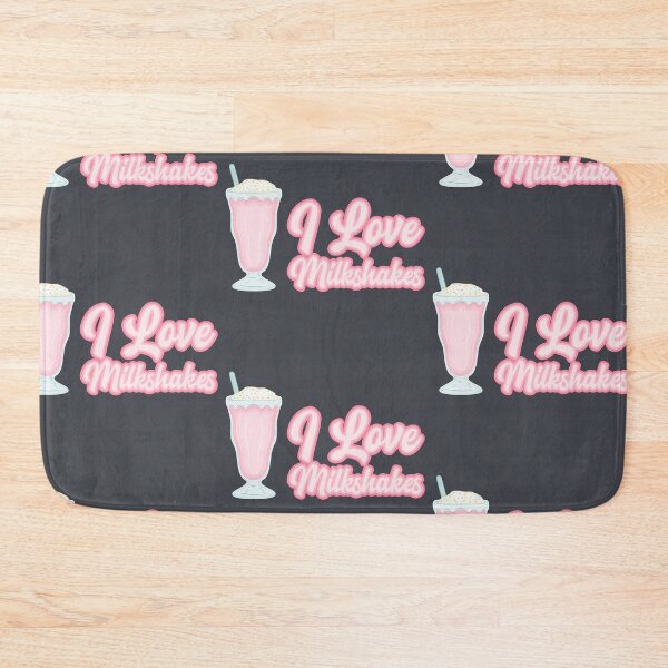 Item preview, I love strawberry milkshakes text design designed and sold by BRU Design.
