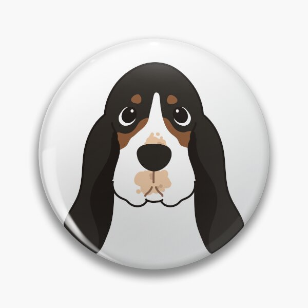 Item preview, Cute Tri-Colored Basset Hound's Face designed and sold by You Store.