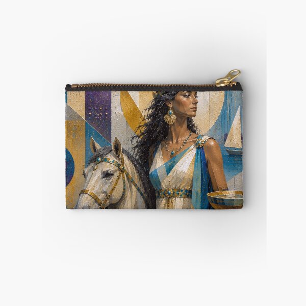 Item preview, Roman Goddess Nehalennia painting. designed and sold by GalleryKauffeld.