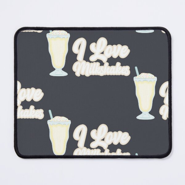 Item preview, I love vanilla milkshakes text design designed and sold by BRU Design.