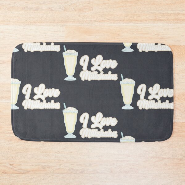 Item preview, I love vanilla milkshakes text design designed and sold by BRU Design.