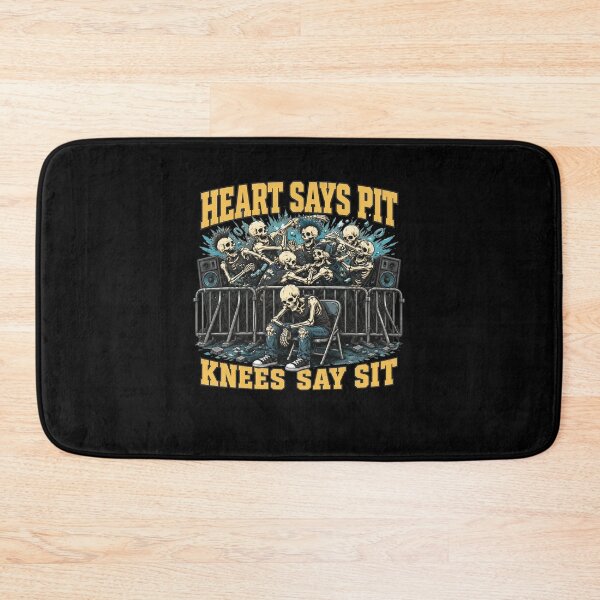 Item preview, Heart Says Pit Knees Say Sit Skeleton Funny Saying Quote designed and sold by clothesy7.