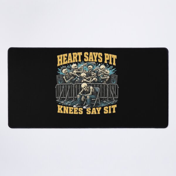 Item preview, Heart Says Pit Knees Say Sit Skeleton Funny Saying Quote designed and sold by clothesy7.