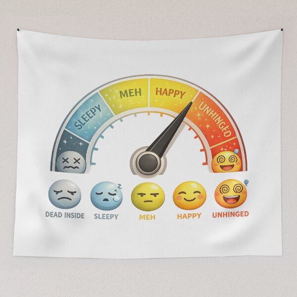 Item preview, mood meter designed and sold by Side Quest Co..