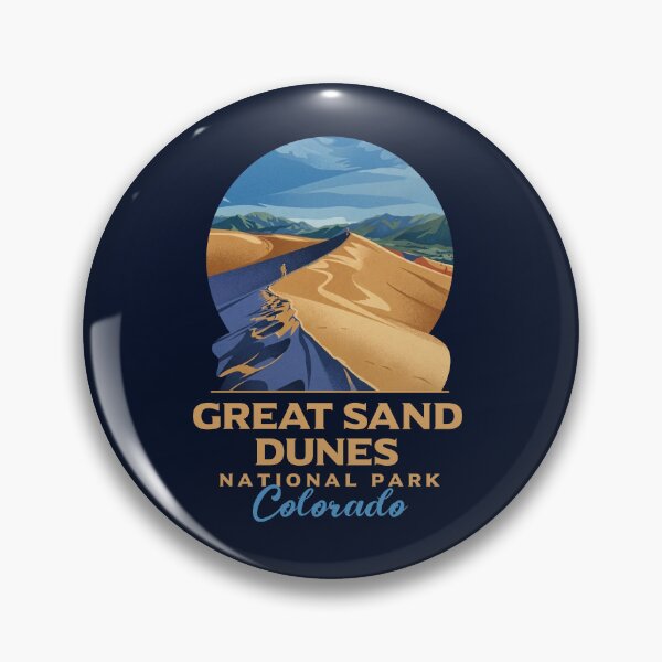 Item preview, Great Sand Dunes National Park Colorado Vintage Art designed and sold by LinaValearte.