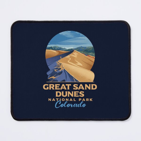 Item preview, Great Sand Dunes National Park Colorado Vintage Art designed and sold by LinaValearte.