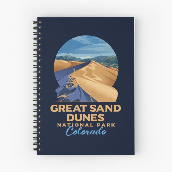 Item preview, Great Sand Dunes National Park Colorado Vintage Art designed and sold by LinaValearte.