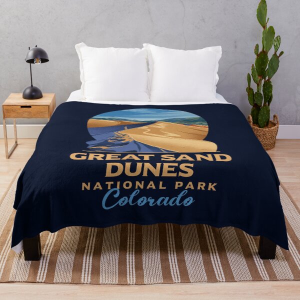 Item preview, Great Sand Dunes National Park Colorado Vintage Art designed and sold by LinaValearte.