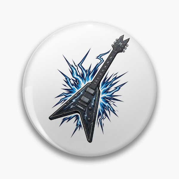 Item preview, Electrifying Heavy Metal Flying V Guitar Strike designed and sold by CurioStick.