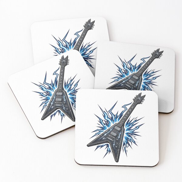 Item preview, Electrifying Heavy Metal Flying V Guitar Strike designed and sold by CurioStick.