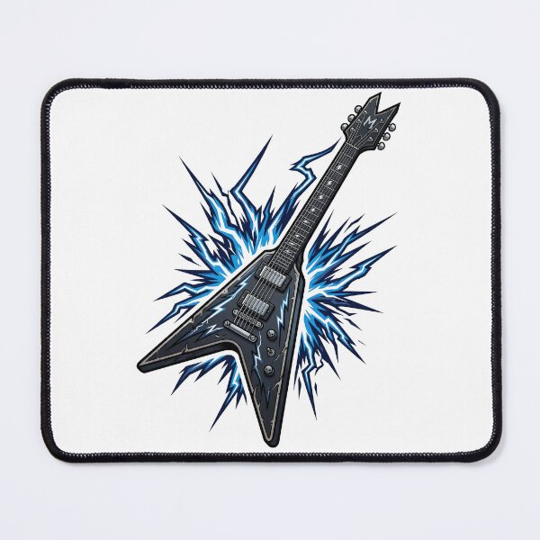 Item preview, Electrifying Heavy Metal Flying V Guitar Strike designed and sold by CurioStick.