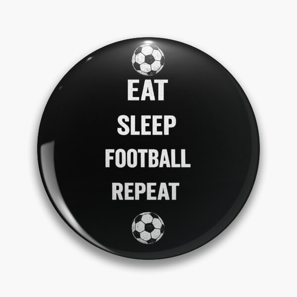Item preview, Eat Sleep Football Repeat Grunge designed and sold by Adronia.